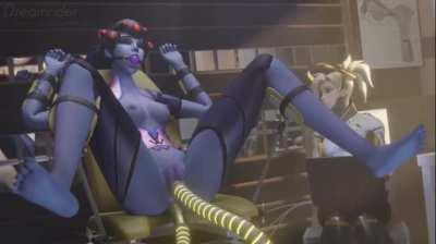 Widowmaker forced with Mercy (Dreamrider)