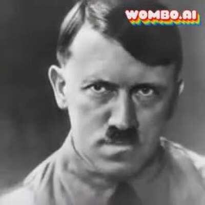 Hitler after he beat the French in 1940