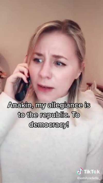 You were my brother Anakin