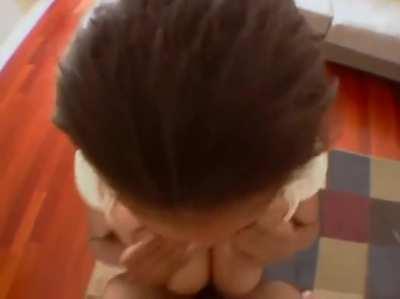 Tyra Moore Finishes Him Off With Her Gigantic Tits