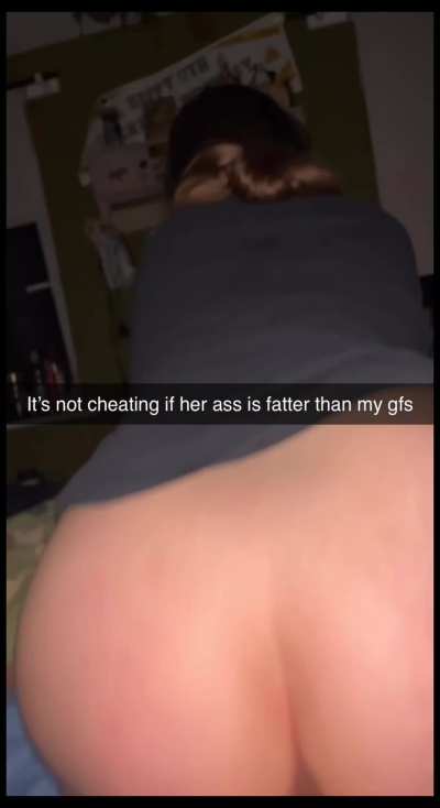 if she feels better than my girlfriend than its not cheating