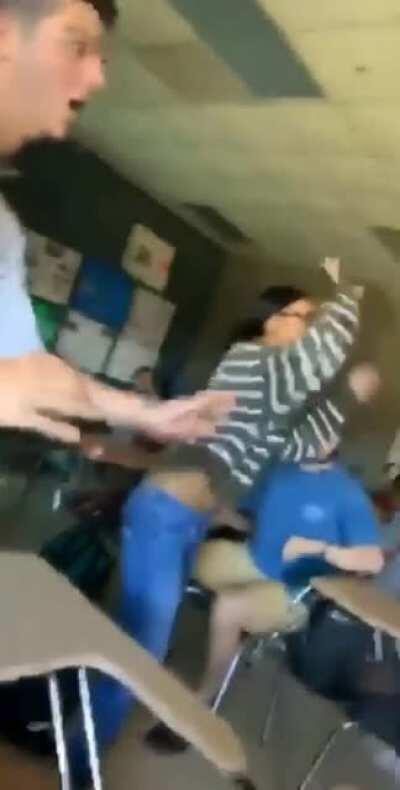 Girl kicks boy, nobody bats an eye. Boy hits her back with knowledge, everyone loses their mind.