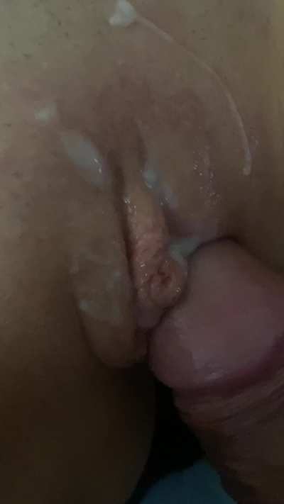 Not everyday you get the opportunity for cum to be your lube