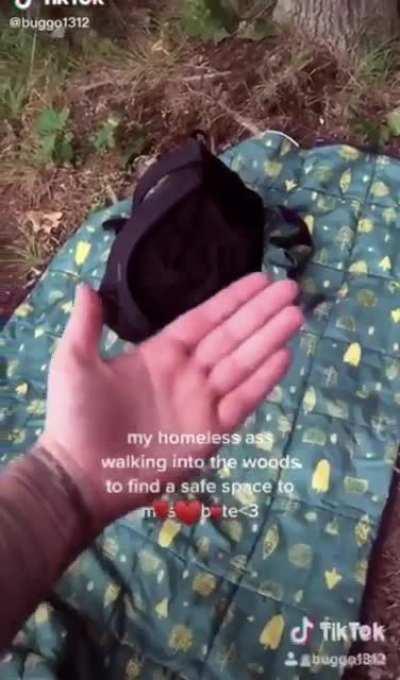 OG title: When being homeless becomes trendy.