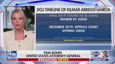 US Attorney General Pam Bondi: 
