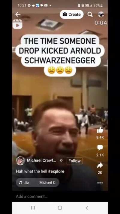 When someone dropped kicked the Terminator