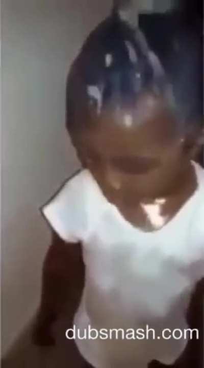 Kid covers himself in Vaseline 😂😂😂