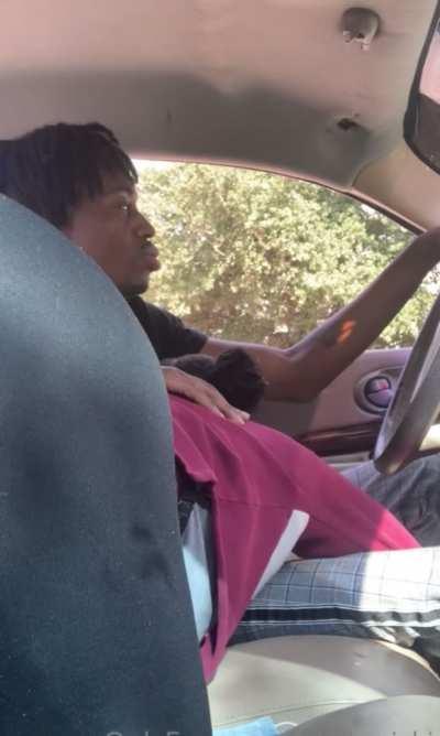 Getting head in the car almost gets caught 😬