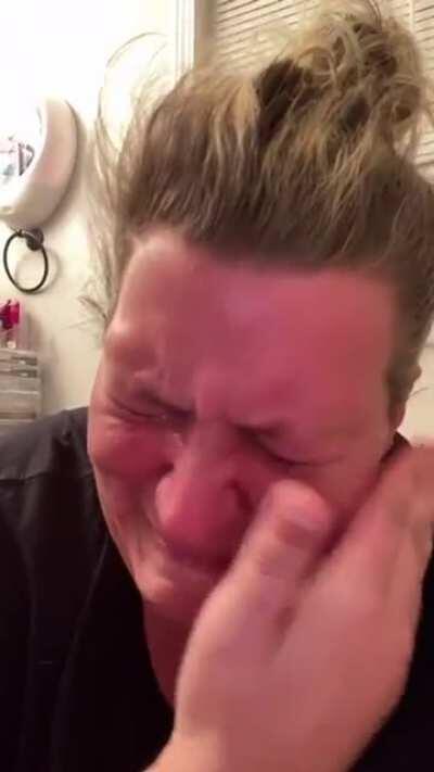 Insane Parler Qanon lunatic crying and begging Trump the messiah to save America from the evil baby-killing communists