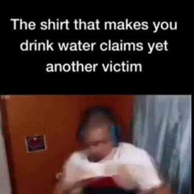 the shirt that makes you drink water