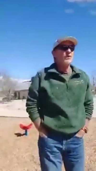 Parents rip down caution tape at a closed park. Police officer apologizes that they have to leave & gets screamed at about taxes. Bonus: Angry mom asks to get arrested & is upset when she magically gets arrested!