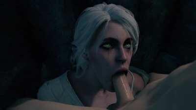 Ciri Blowjob (Kaeg Antonovich) [The Witcher 3]