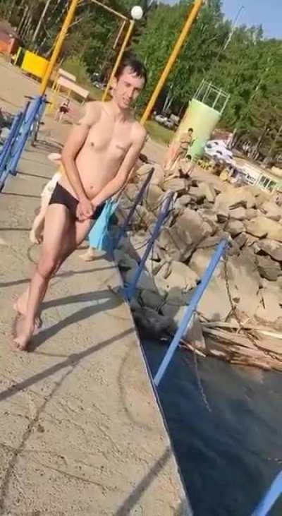 He was Lucky if he did'nt brake his ankle