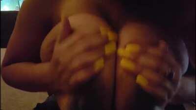 Dick engulfed in huge boobs