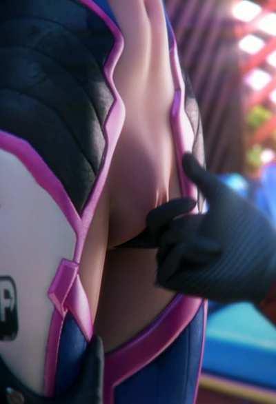 D.Va having a good time