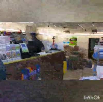 Virginia black panthers harass a convenience store manager