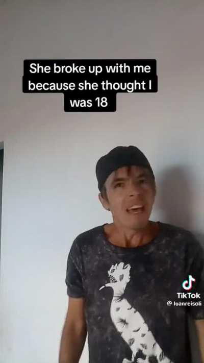 Luan got dumped for looking too young