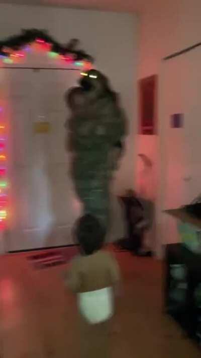 He did. For a second he did.