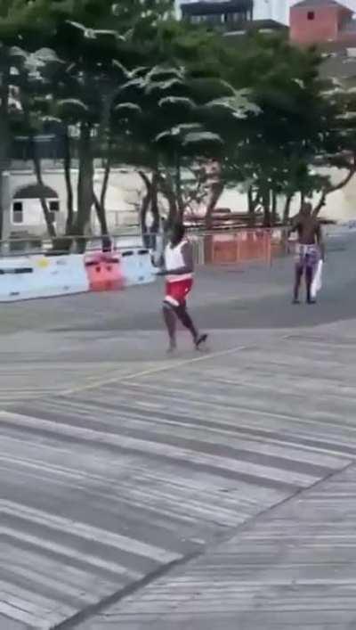 Run for your life dude