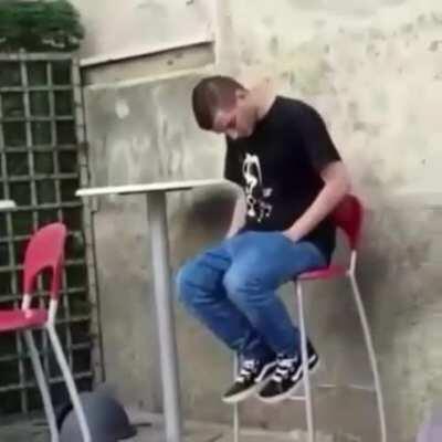 WCGW while sleeping on chair.....
