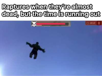 They just keep jumping. 