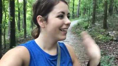 When you make a new friend while hiking