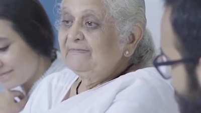 She is just very sad. The abuses gave stabbed here throughout her life.