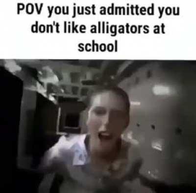 If you don’t like alligators gtfo