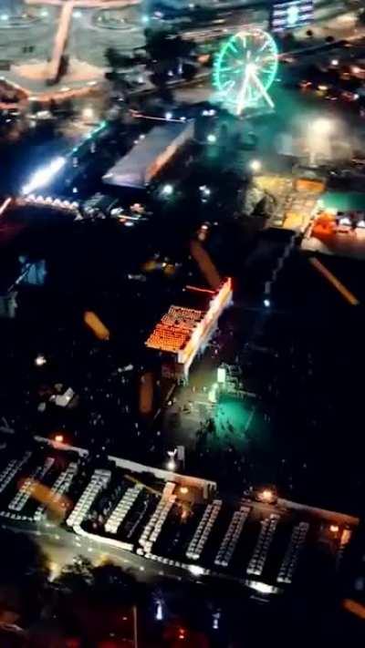 I edited the intro of Look Mom I Can Fly using concert photos and animation