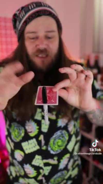 This guys slight of hand is impeccable