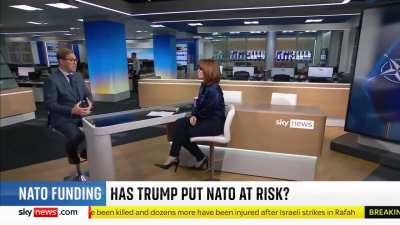 Former British defense minister Tobias Ellwood on Donald Trump encouraging Russia to attack our NATO countries: 

“It's arguably the most irresponsible comment that any former president has made on international security.