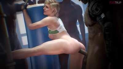 Cassie Cage at the gym (Fugtrup) [Mortal Kombat]