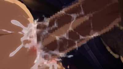 Cloe and Orcs scene from Kuroinu: Kedakaki Seijo wa Hakudaku ni Somaru [Upscaled and Interpolated]