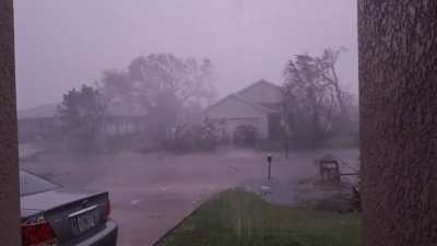 after the eye passed - cape coral