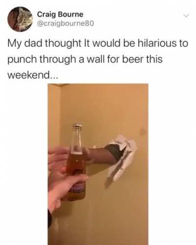 The beer shaped hole