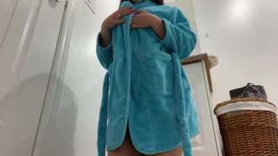 Do you like what’s hiding under my robe?