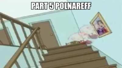 He's always had bad reputation with stairs