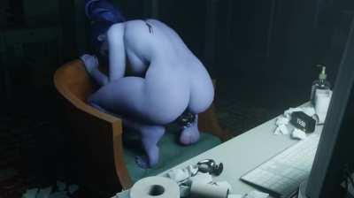 Widowmaker can't cum (ZMSFM) [Overwatch]