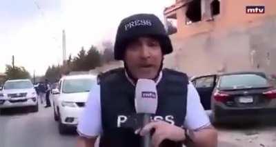 Israel targeted a journalist live on air.