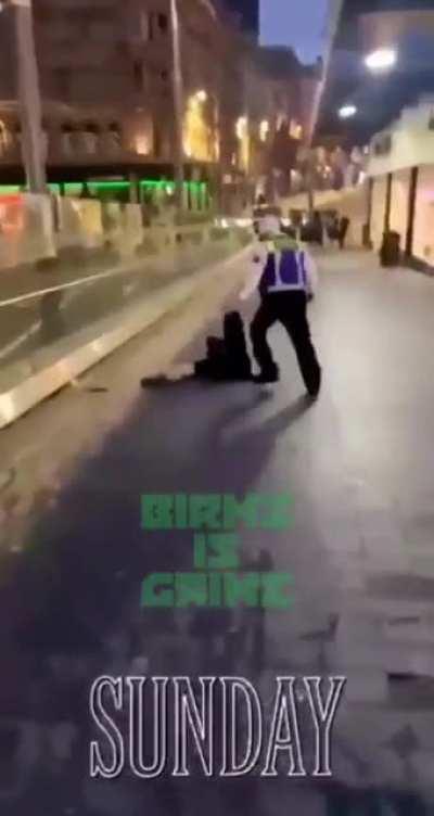 A woman throws her drink over McDonald’s security guard and gets an ass whooping