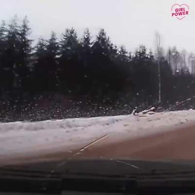 Papa's winter driving skills