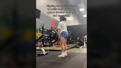 The girl is cringe, the guy is chad