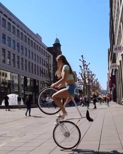 The talented bicyclist