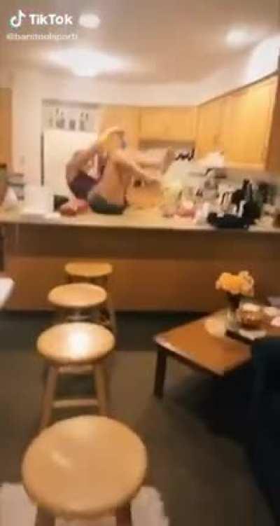 HMC as I walk over these chairs