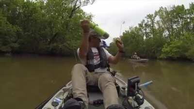 That Dude Went All Fred Flintstone Real Quick!