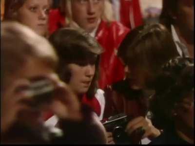 ABBA - Performing "Waterloo" at the 1975 Momarkedet Festival in Norway, a year after winning Eurovision with the song.