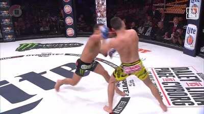 Michael Chandler knocks out Patricky 