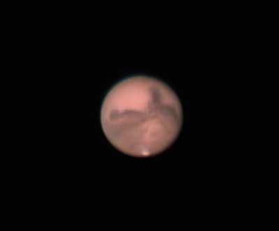 Mars Rotation Animation - 4 Oct 2020 - Celestron AVX 11