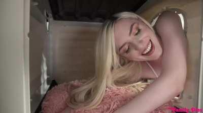 Stepsister Gets Stuck In The Doghouse