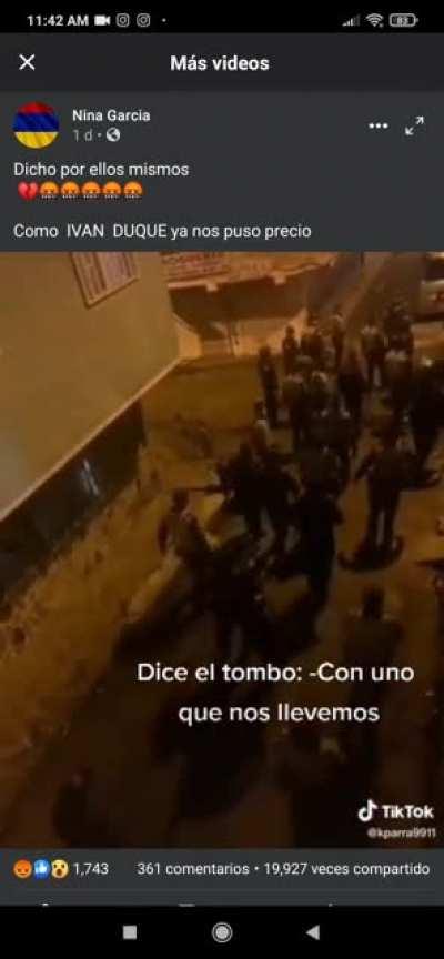 SOSCOLOMBIA falsos positivos por la policía nacional, Paro Nacional 2021